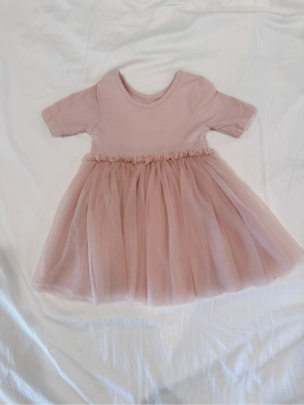 Quince Dusty Pink Tulle Dress for Girls